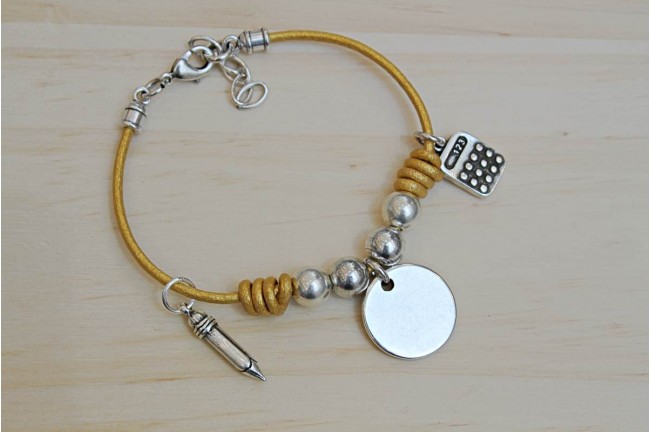 Pulsera Profe Cuero
