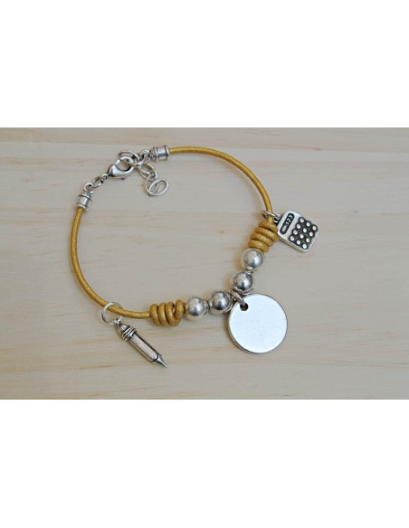 Pulsera Profe Cuero
