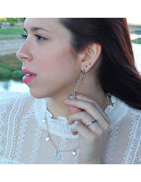 Collar Gotas y Medalla