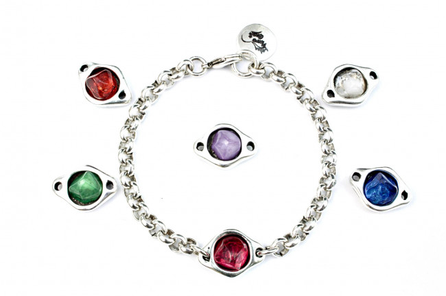 Pulsera Piedra Central