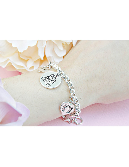 Pulsera Bebé Nombre Niña