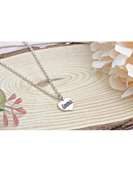 Collar Huellas Bebé con Grabado