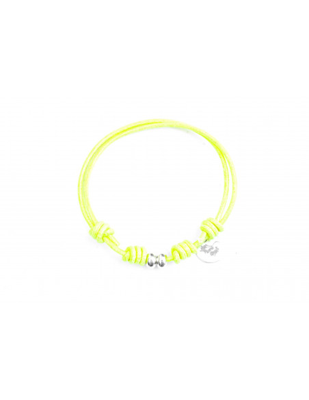Pulsera cuero nudos corredizos