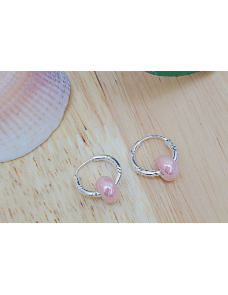 Pendientes aro bolitas