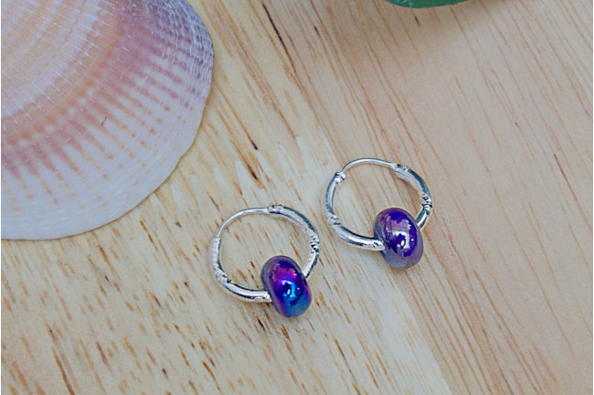 Pendientes aro bolitas