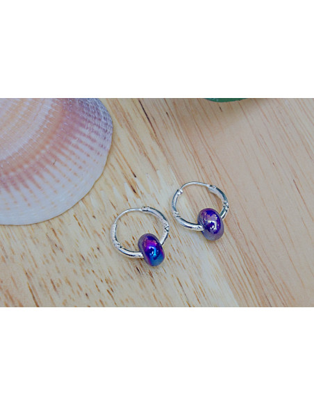 Pendientes aro bolitas