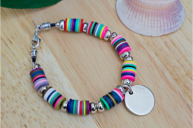 Pulsera Discos Medalla- Fría
