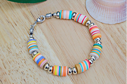 Pulsera discos cálida sencilla