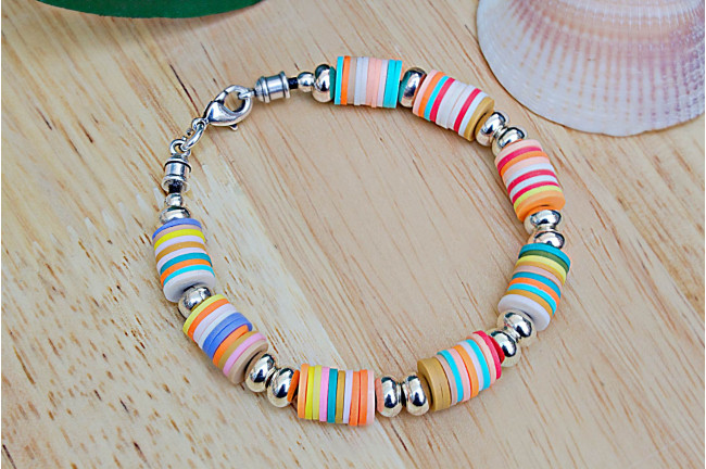 Pulsera discos cálida sencilla