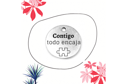 Medalla contigo todo Encaja