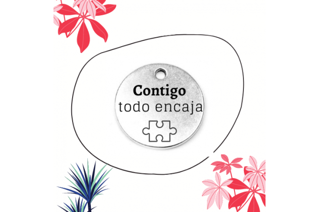 Medalla contigo todo Encaja