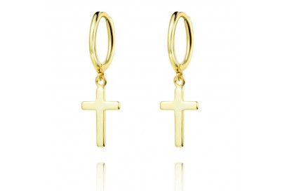 Pendientes Cruz Lisa 2