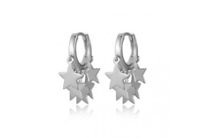 Pendientes Plata Estrellitas