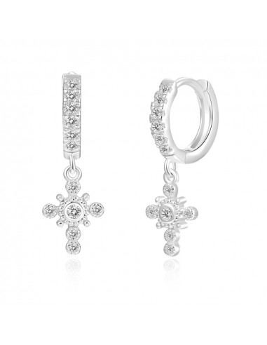 Pendientes Circonita Cruz