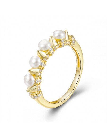 Anillo Punky Pearl