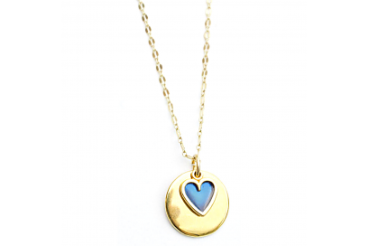 Colgante mini blue heart