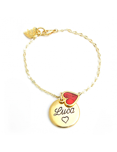 Pulsera mini heart personalizable