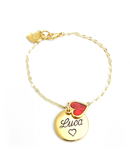 Pulsera mini heart personalizable