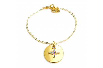 Pulsera tutti cross personalizable