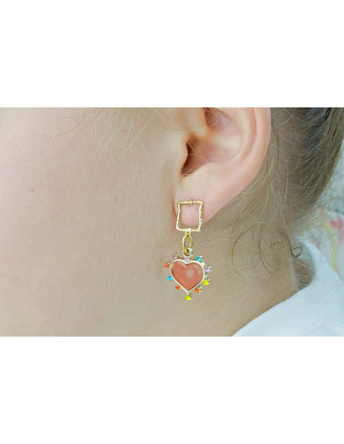 Pendientes tutti heart