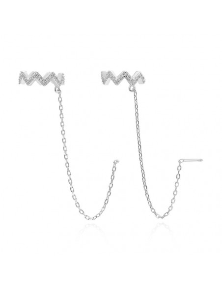 Earcuff Zig-Zag (Unidad)