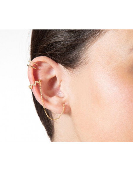 Earcuff Zig-Zag (Unidad)