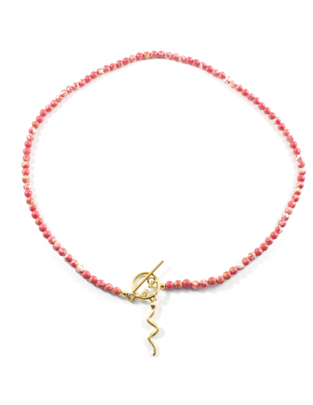 Collar Snake Rojo