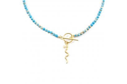 Collar Snake Azul 2