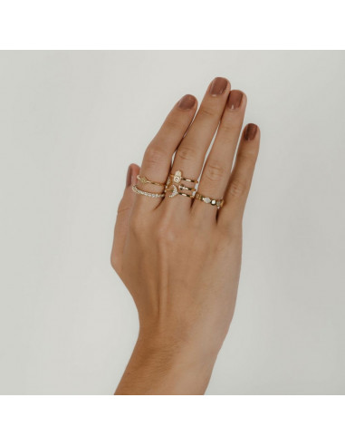 Anillo Torcido Plata