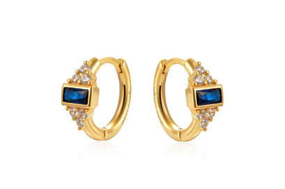 Pendientes Aro Zafiro