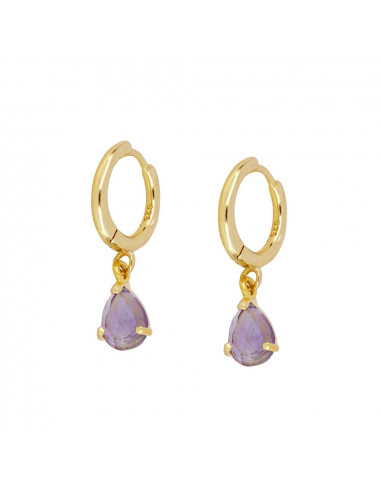 Pendientes amatista