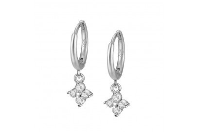 Pendientes sparkle flor
