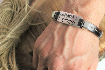 Llavero y pulsera Papá 2