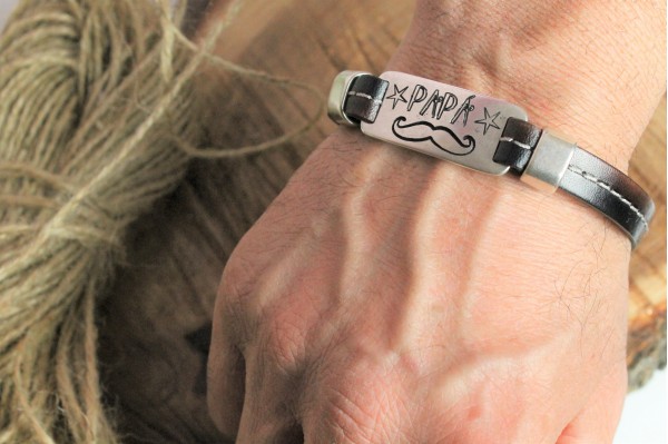 Llavero y pulsera Papá