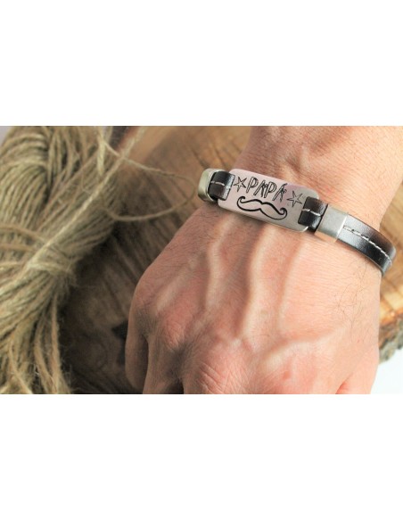 Llavero y pulsera Papá