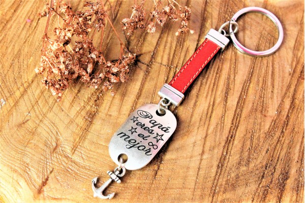 Llavero Papá eres el mejor