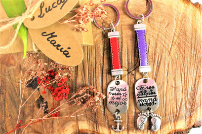 Llaveros Papá y Mamá 2