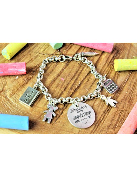 Pulsera gracias por enseñarme...