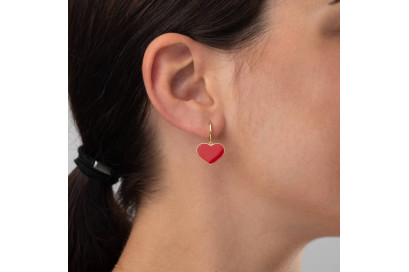 Pendientes Corazón Rojo 2