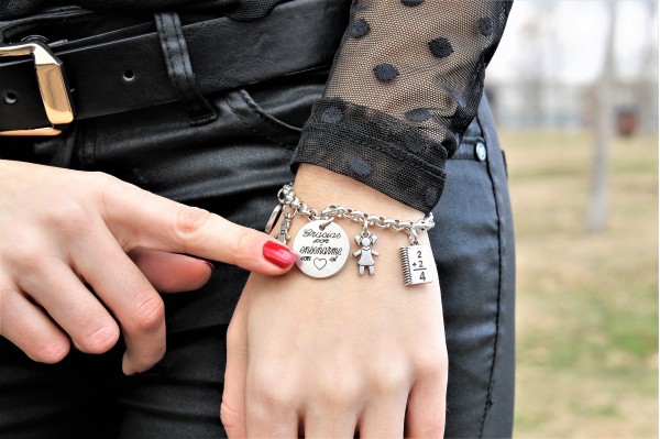 Pulsera gracias por enseñarme...
