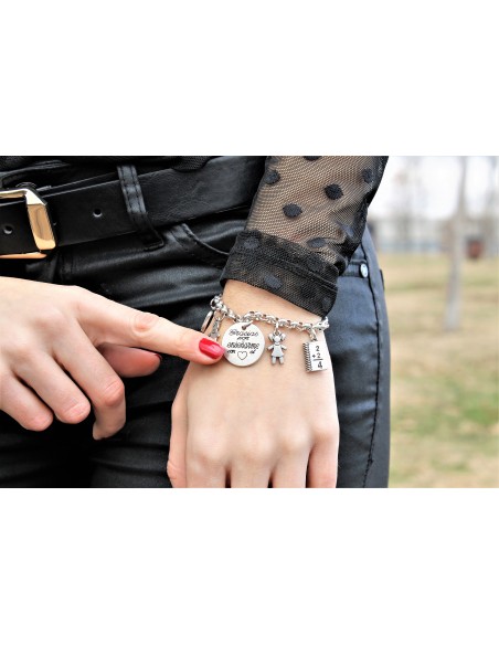 Pulsera gracias por enseñarme...