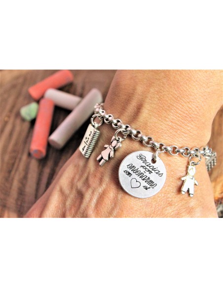 Pulsera gracias por enseñarme...