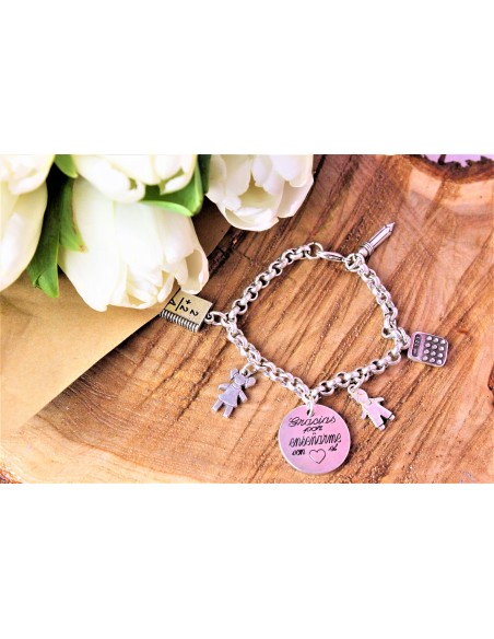 Pulsera gracias por enseñarme...