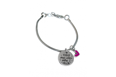pulsera personalizada mamá eres única
