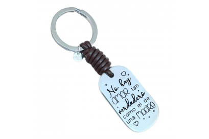 llavero personalizado no hay amor tan verdadero como el de una madre