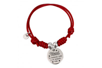 pulsera personalizada mami te mereces todo y un poquito más