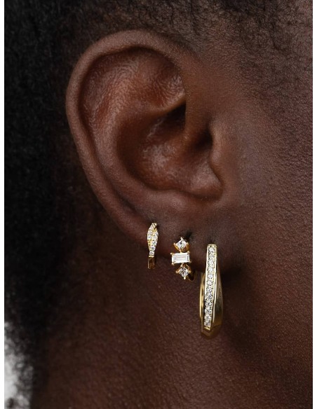Pendientes Oval Circonitas