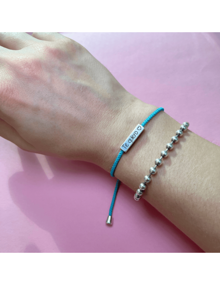 Pulsera Cuerda Lingote