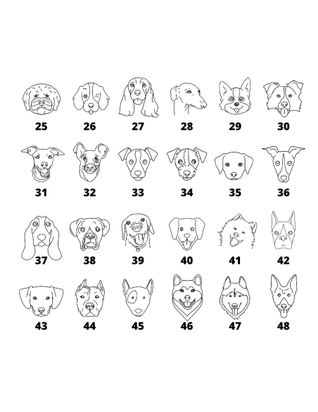 Pulsera Perritos Cuerda