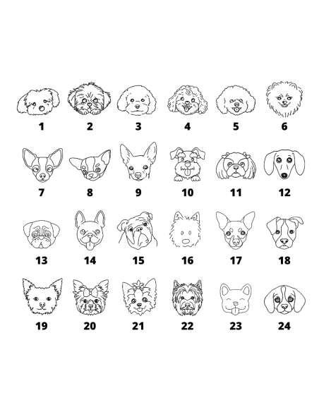 Pulsera Perritos Cuerda